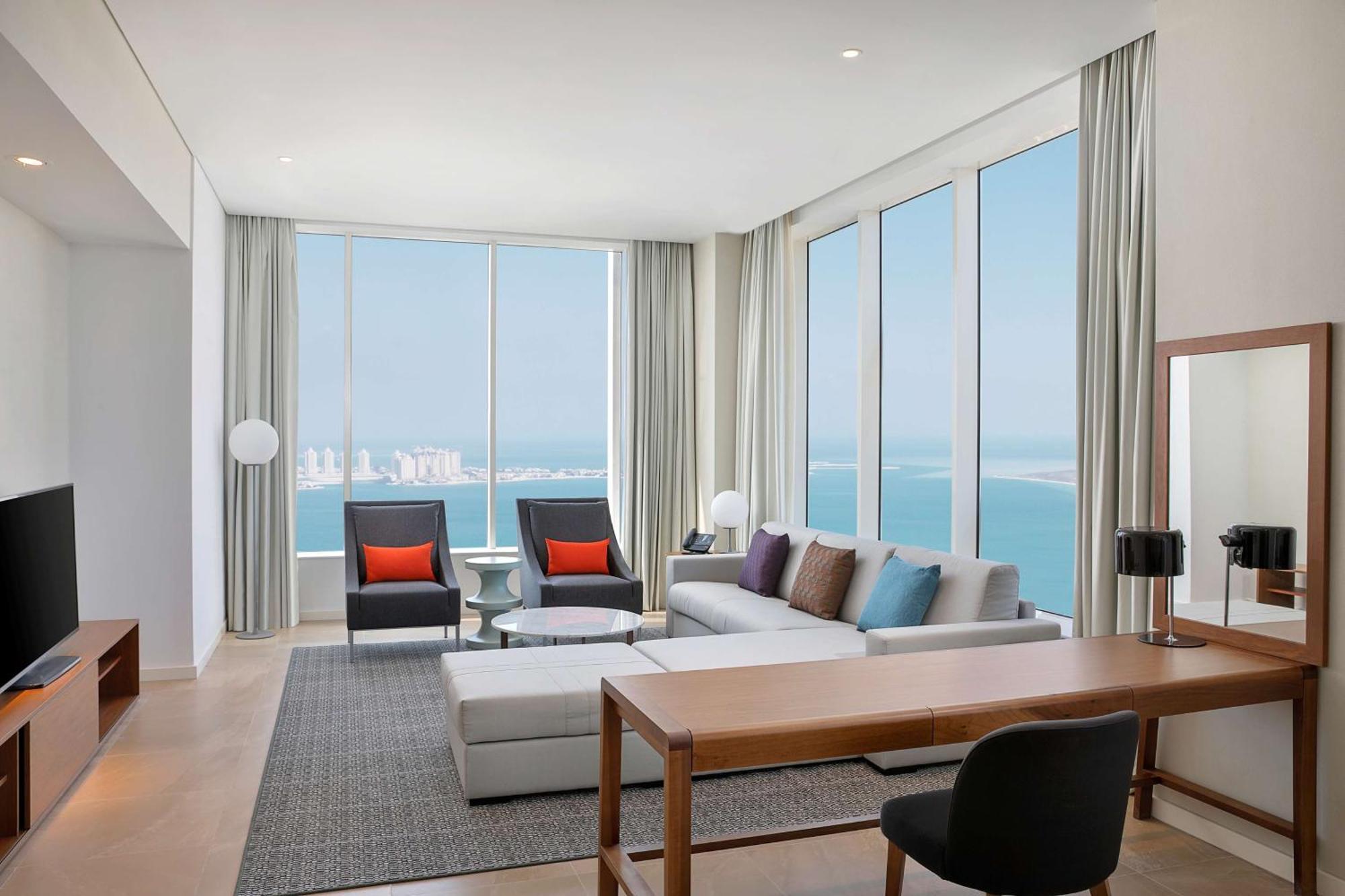 Aleph Doha Residences, Curio Collection By Hilton Exterior foto A suite at the hotel